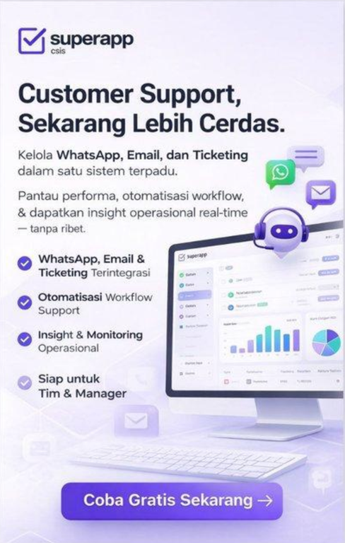 Customer Service Lebih Cepat, Lebih Terkontrol, Lebih Terukur - Cover Image