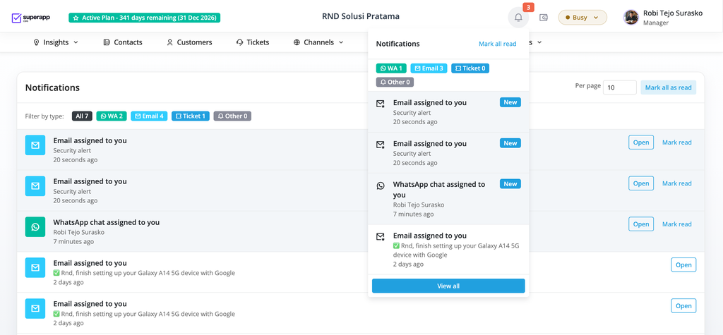 Changelog – Update Notifikasi (Sound Enabled) - Cover Image