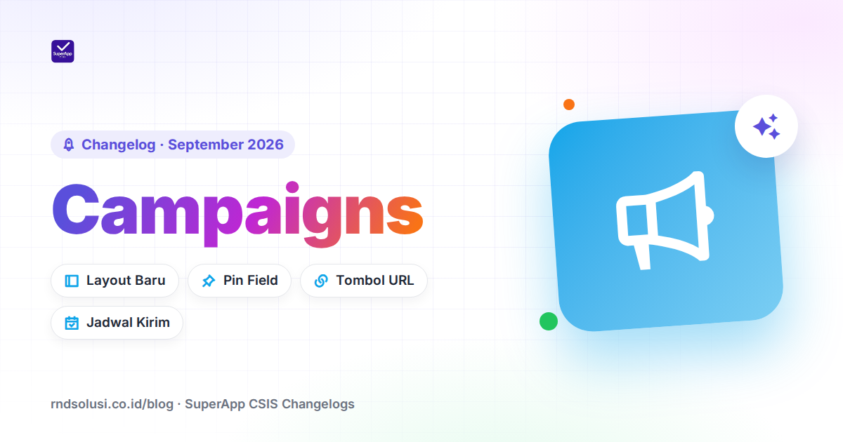 Campaigns Baru: Tampilan Seperti Campaign Planner dan Jadwal Kirim yang Diperbaiki - Cover Image