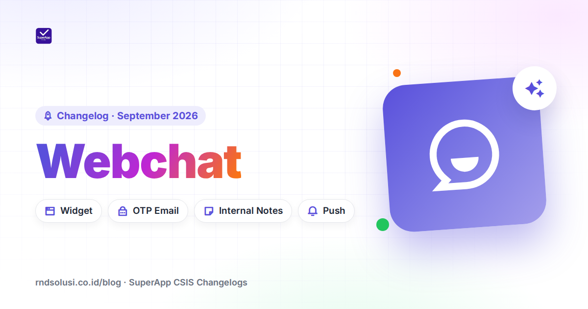 Channel Baru: Webchat