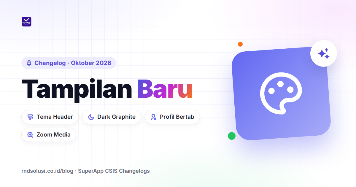 Tema Header Baru, Dark Mode Graphite, dan Halaman Profil dengan Tab - Cover Image