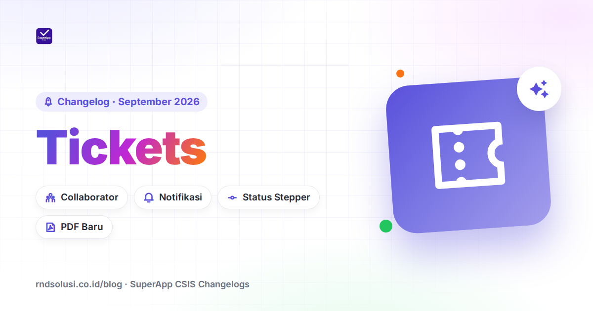 Tickets: Collaborator, Notifikasi, dan Tampilan Detail Baru - Cover Image