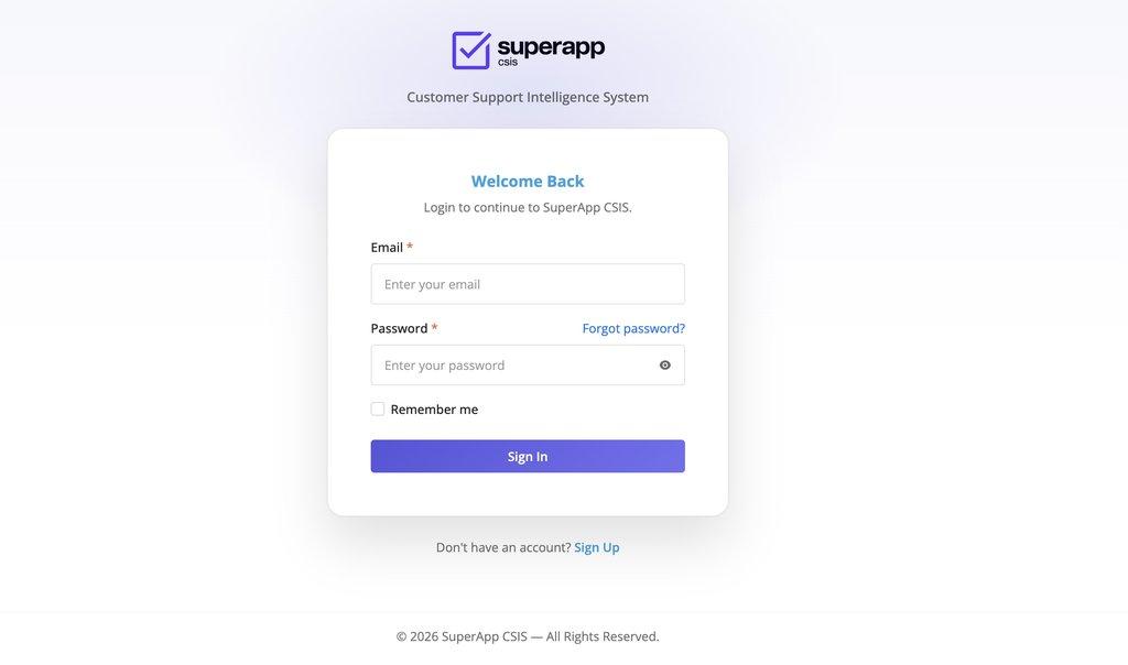 Panduan Login - Superapp CSIS - Cover Image
