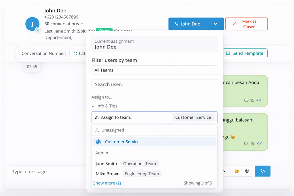 Update Fitur Assignment (Ticket, Email, WhatsApp) - Cover Image